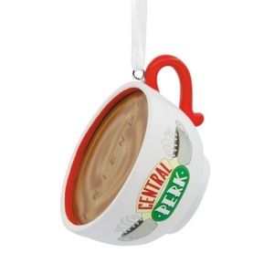 NWT Hallmark Friends Central Perk Coffee Cup Christmas Tree Ornament